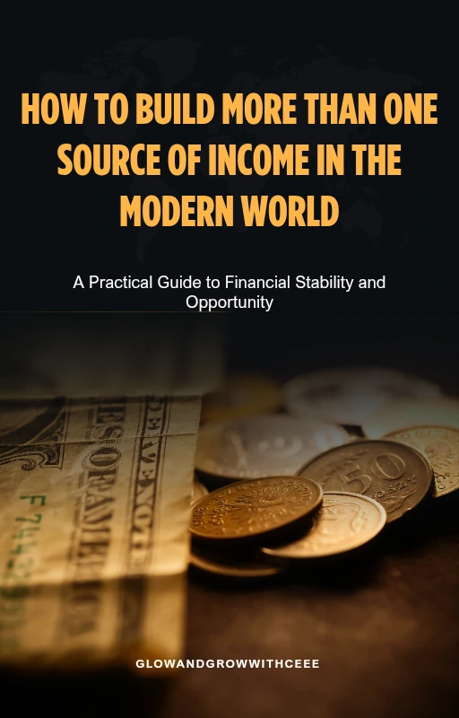 How to build more than one source of income in the modern world.